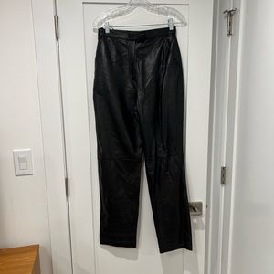 Leather pants